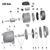 Kép 2/2 - Leeresztő csavar 1/8 " LEO XJWm (1. számú)