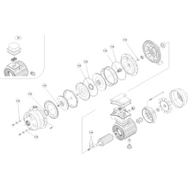 Tömítés készlet EBARA 2CD(X) /11K/