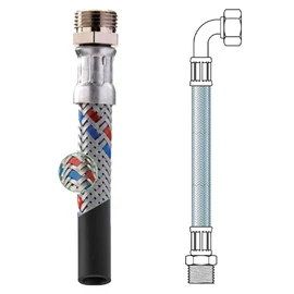 FIXAFLEX GALVA DN20 1"KB×500+könyök flexibilis cső FIXAFLEX GALVA DN20 1"KB×500+könyök flexibilis cső