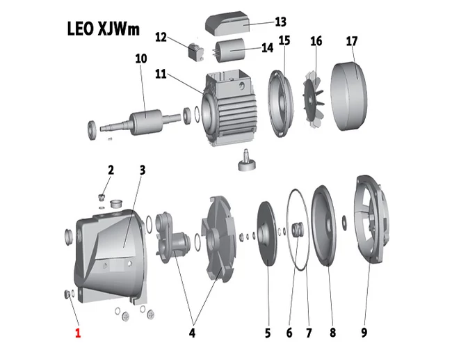 Leeresztő csavar 1/8 " LEO XJWm (1. számú)