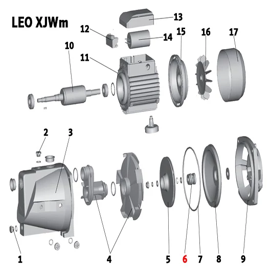 Tengelytömítés LEO XJWm 90/46-90/55, AJm 75-90 (6. számú)